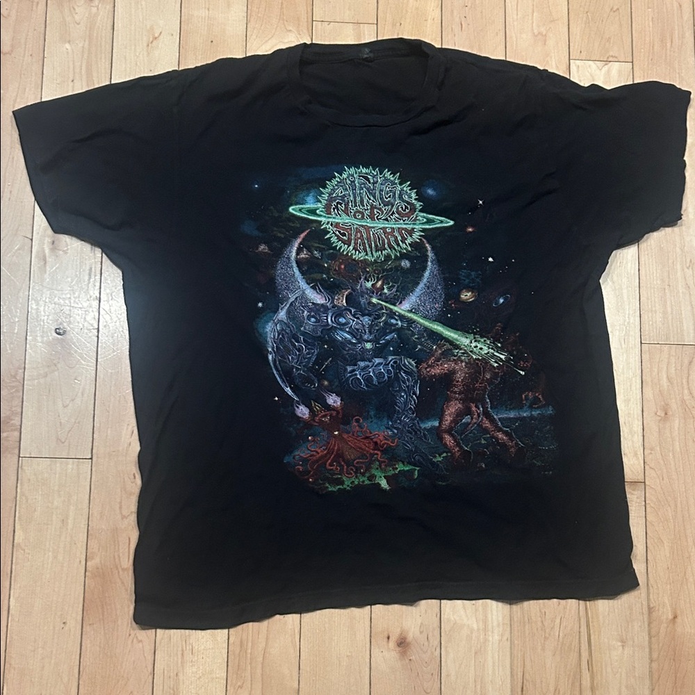 “Rings Of Saturn” Death Metal Rock Band Shirt